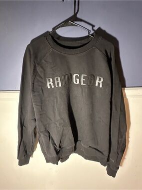Raw Gear Heavyweight Crewneck Sweatshirt Men’s Large – Black